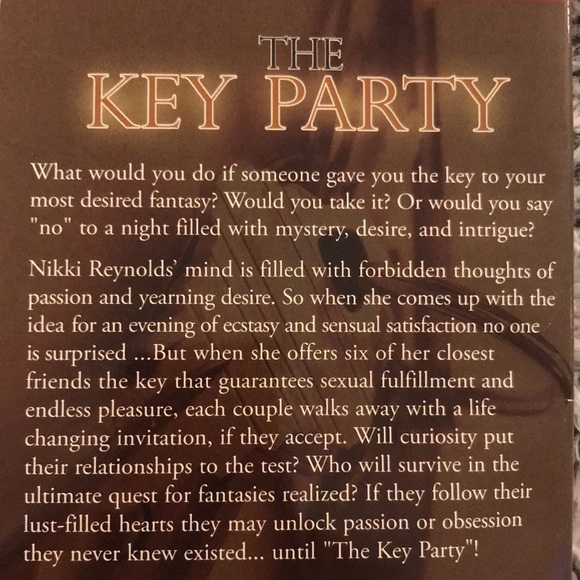 🌟 “The Key Party” • Paperback Book - Picture 2 of 6